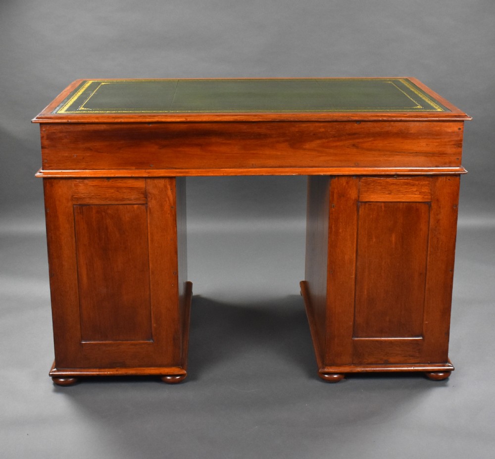 Victorian Teak Campaign Desk View VIII