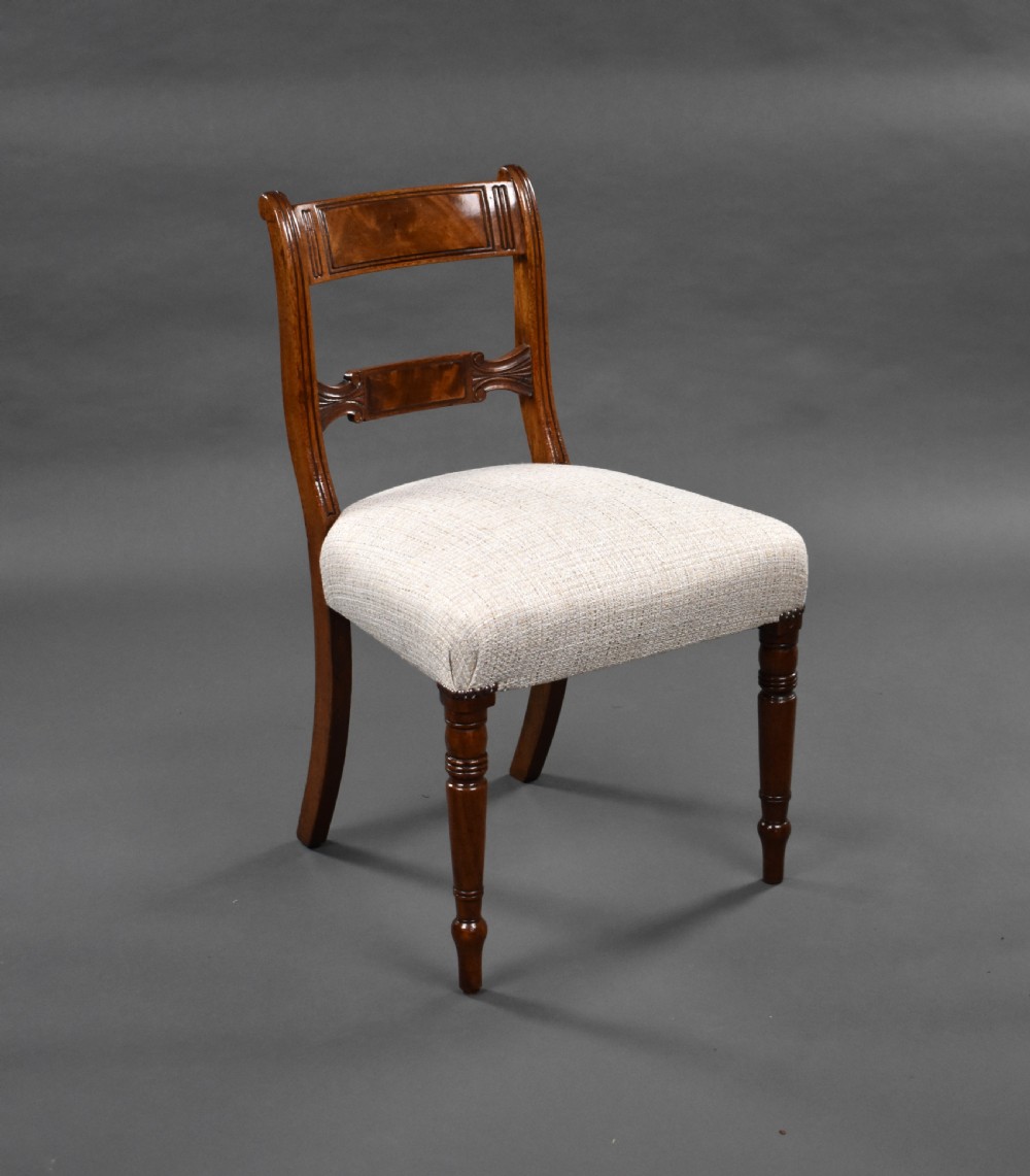 Set of 6 Regency Mahogany Dining Chairs View II