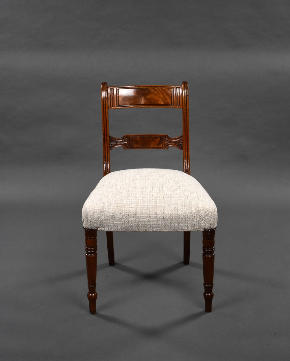 Set of 6 Regency Mahogany Dining Chairs View III