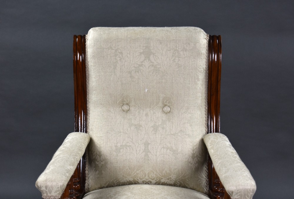 Victorian Mahogany Armchair View IV