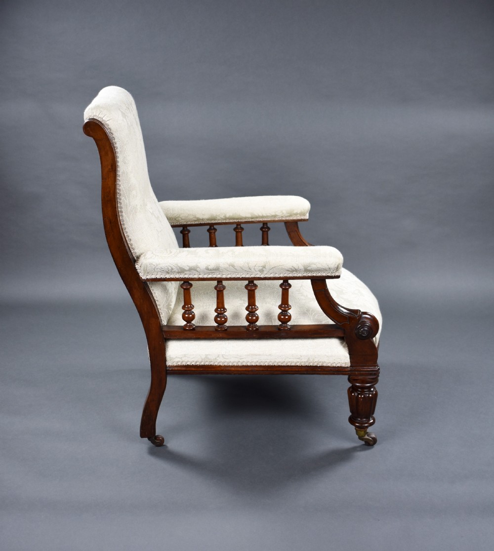 Victorian Mahogany Armchair View V
