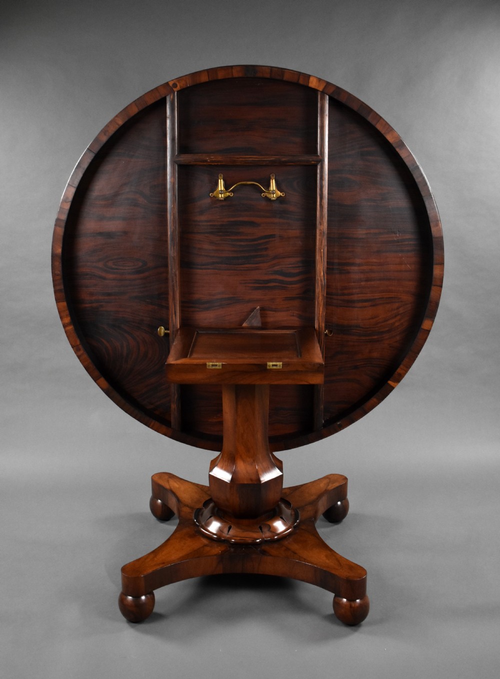 William IV Rosewood Circular Breakfast Table View III