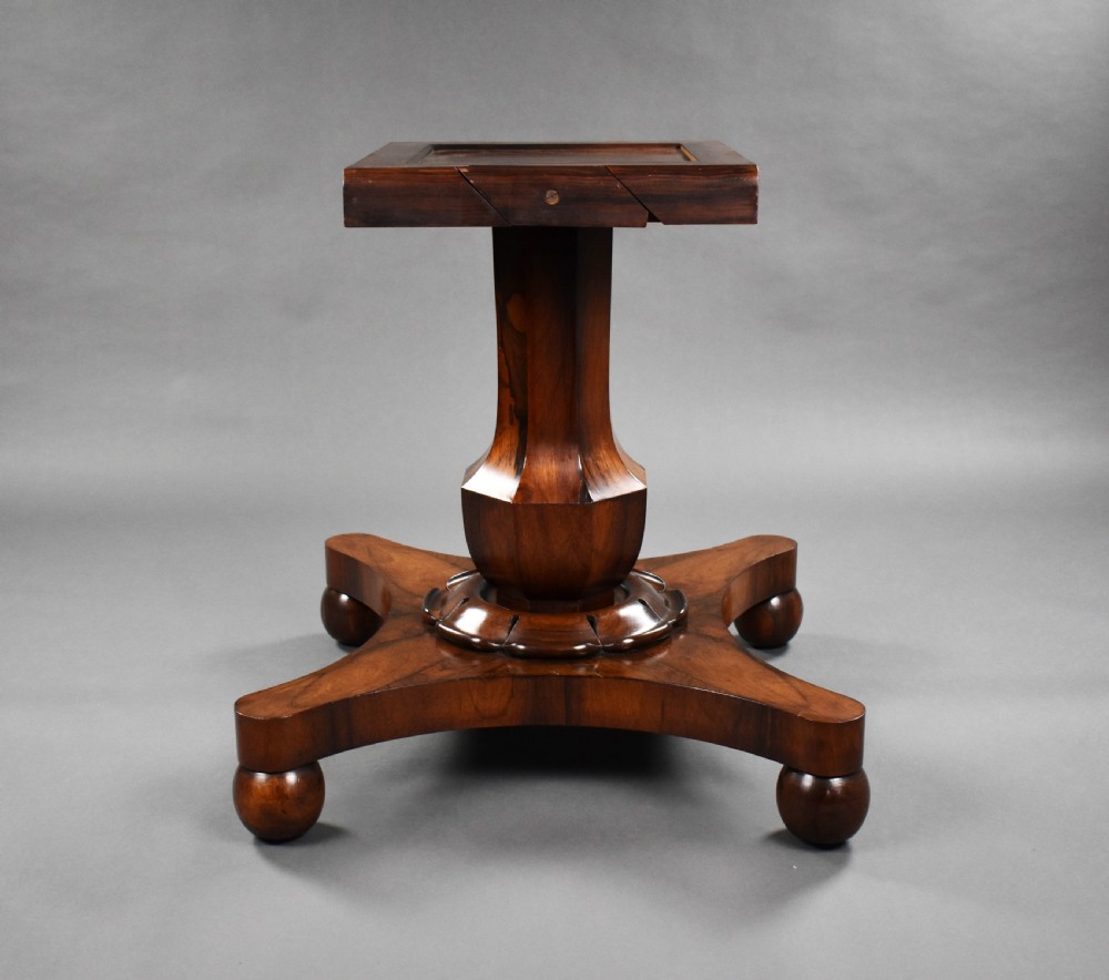 William IV Rosewood Circular Breakfast Table View IV