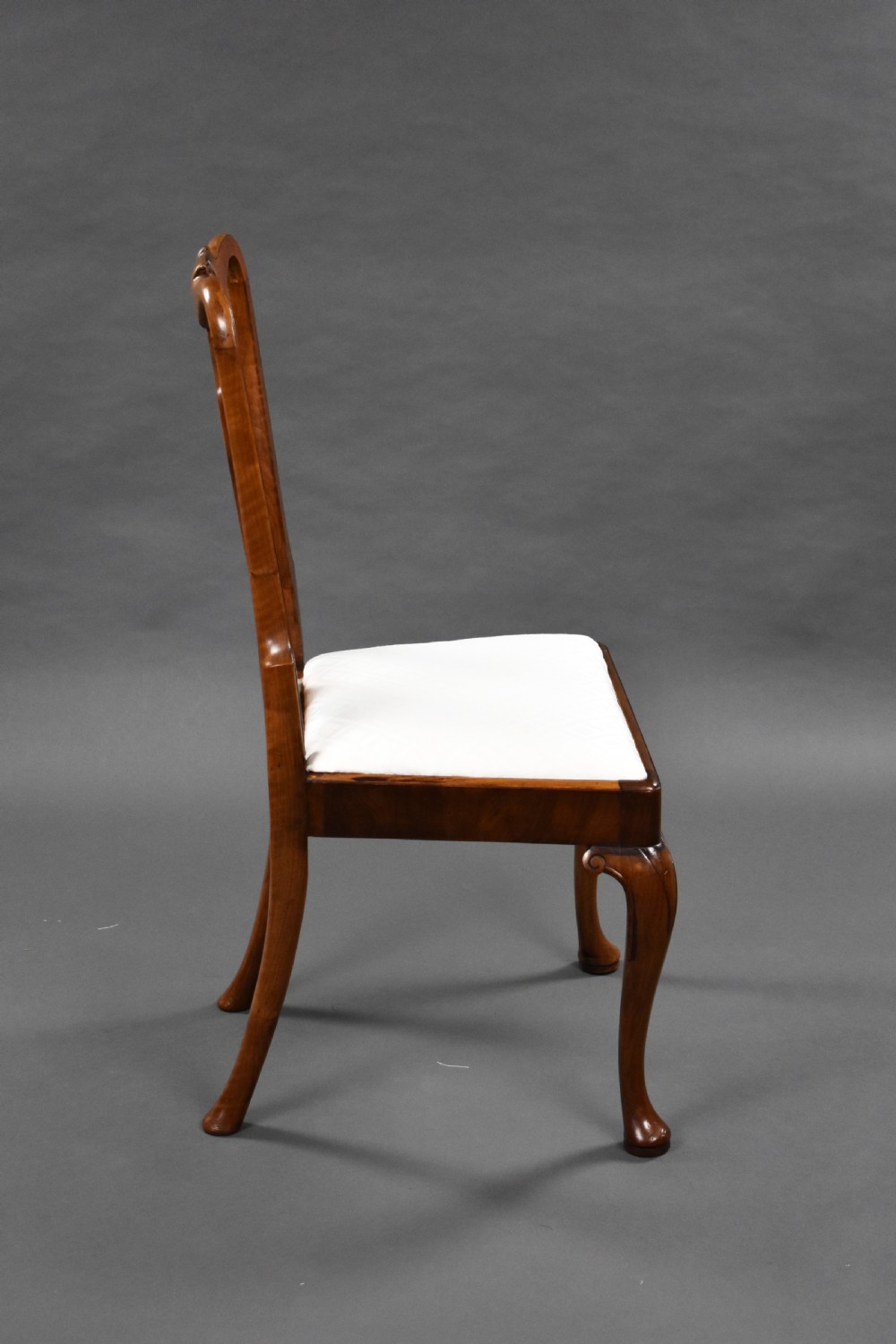 Antique Walnut Extending Dining Table & 8 Chairs View XI