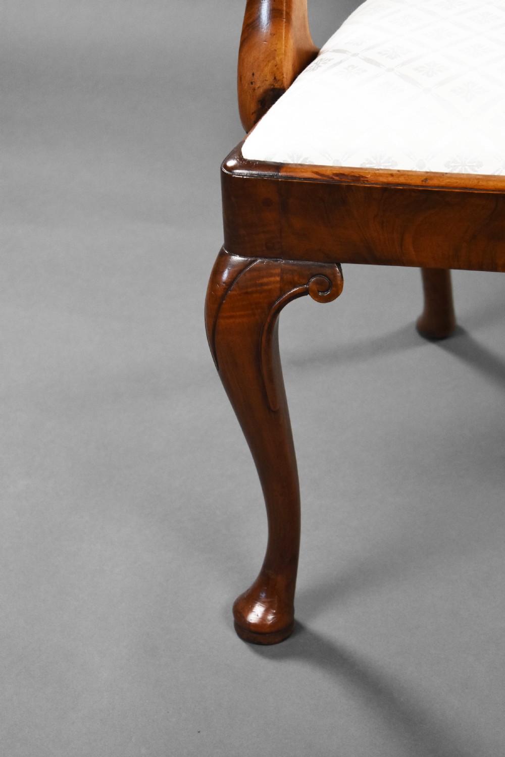 Antique Walnut Extending Dining Table & 8 Chairs View XIV