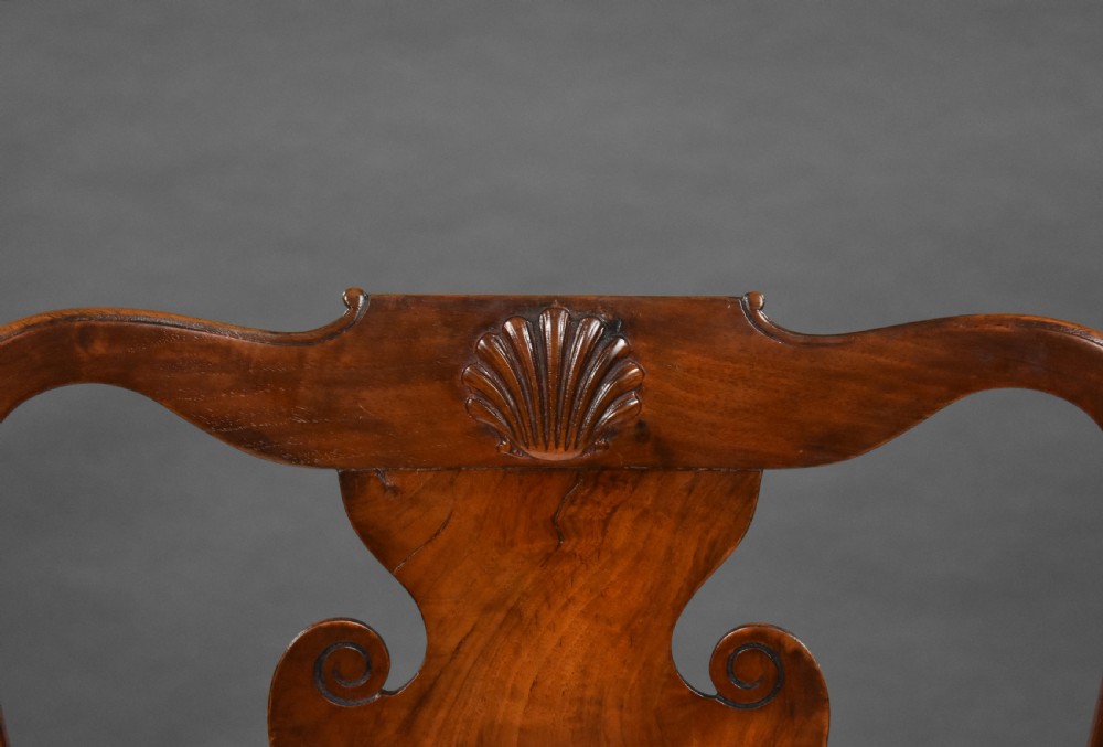 Antique Walnut Extending Dining Table & 8 Chairs View XV