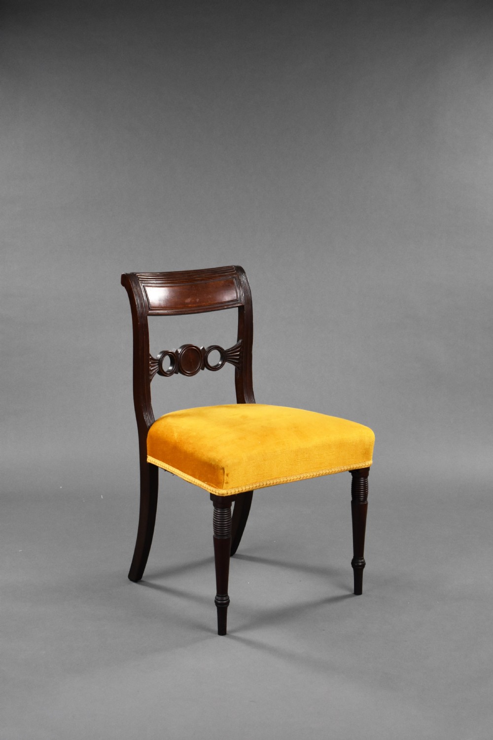 Set of 4 Regency Mahogany Dining Chairs View II