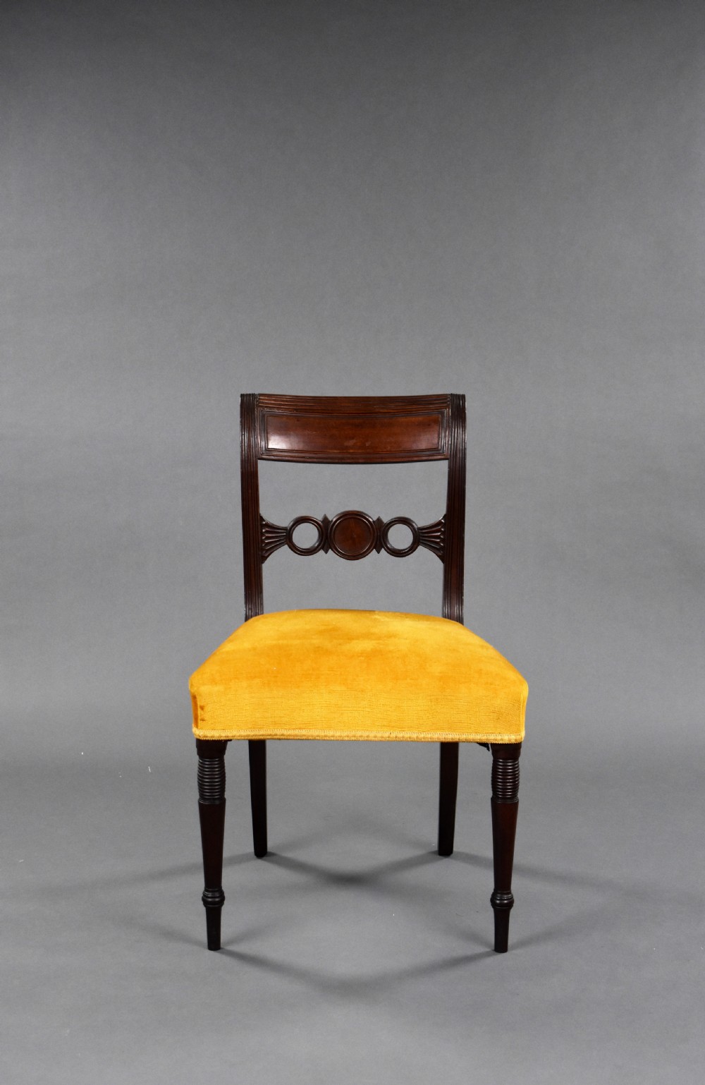 Set of 4 Regency Mahogany Dining Chairs View III