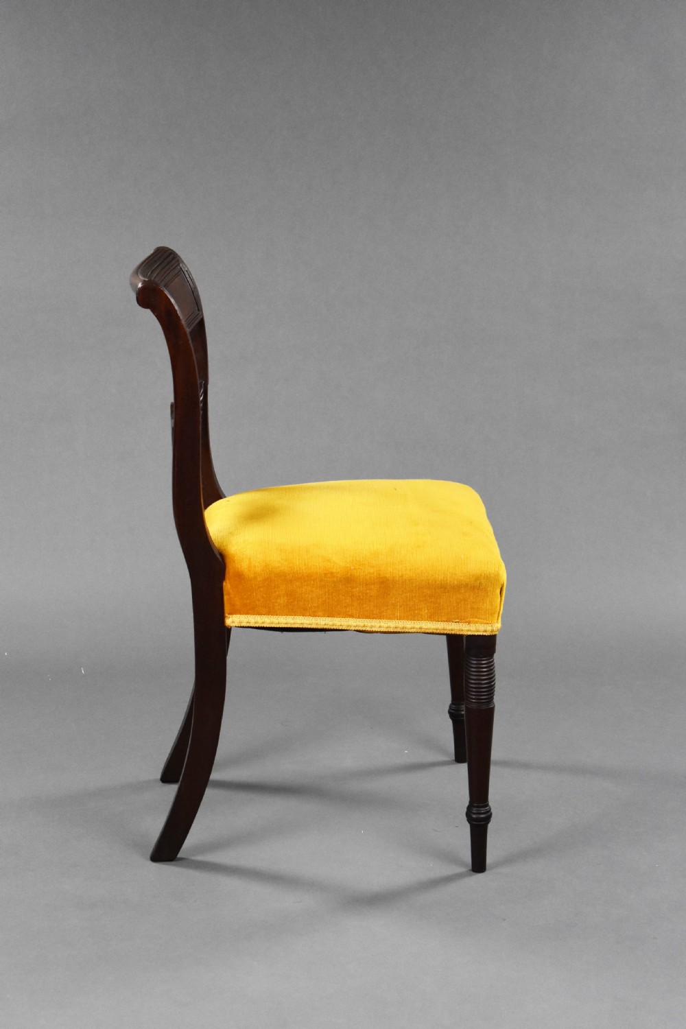 Set of 4 Regency Mahogany Dining Chairs View IV