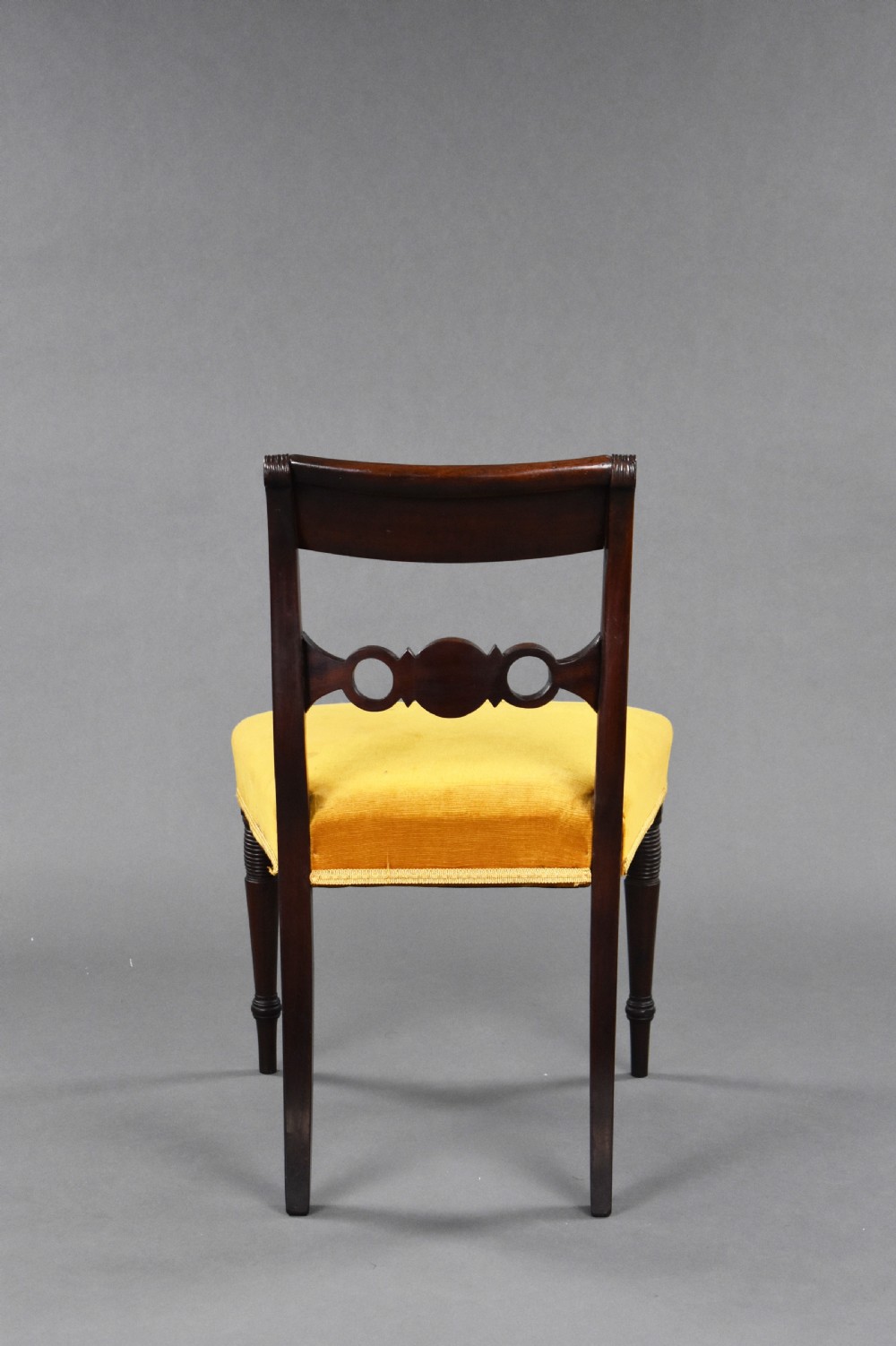 Set of 4 Regency Mahogany Dining Chairs View V