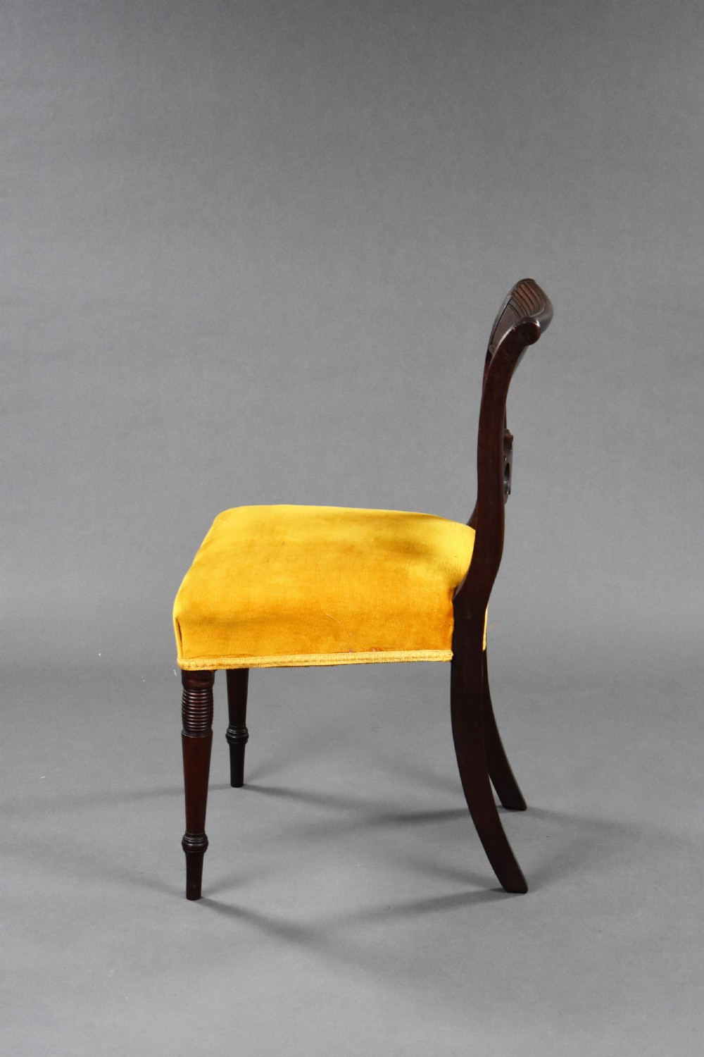 Set of 4 Regency Mahogany Dining Chairs View VI
