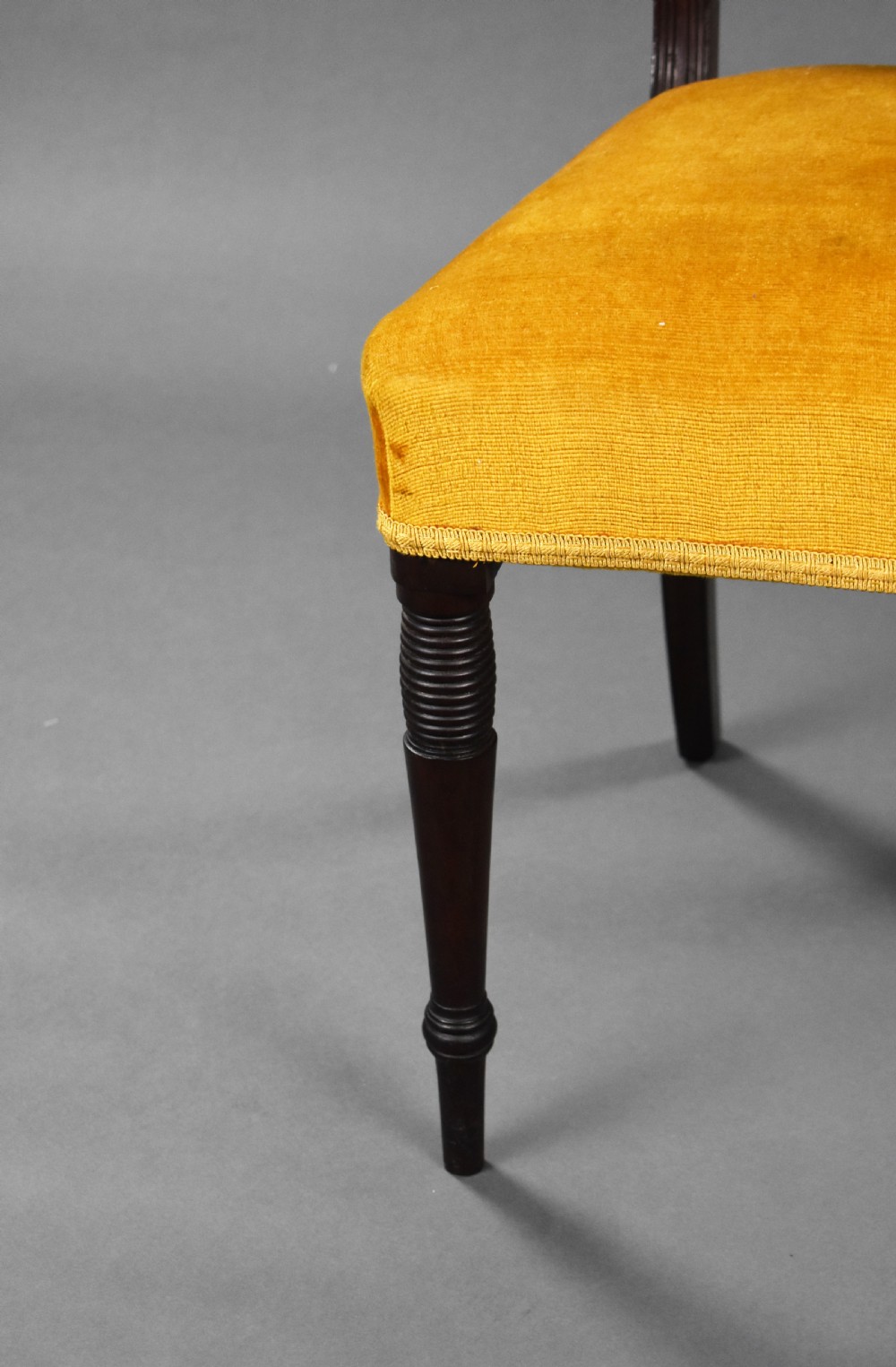 Set of 4 Regency Mahogany Dining Chairs View VIII