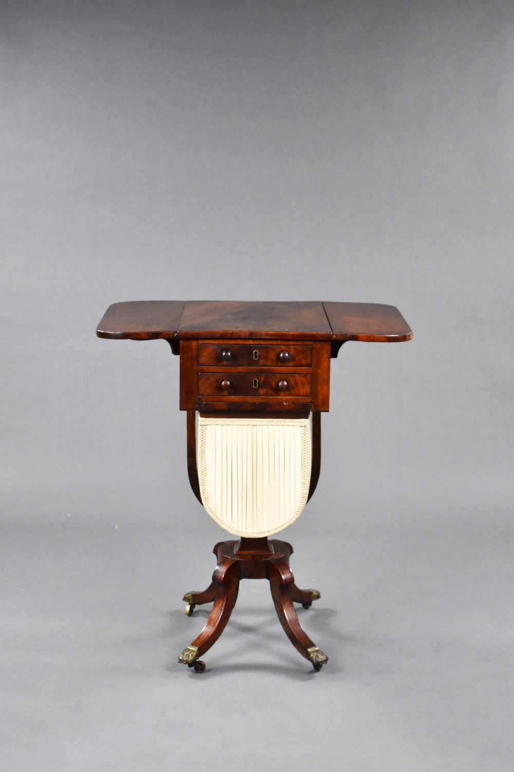 Regency Mahogany Work Table View IV