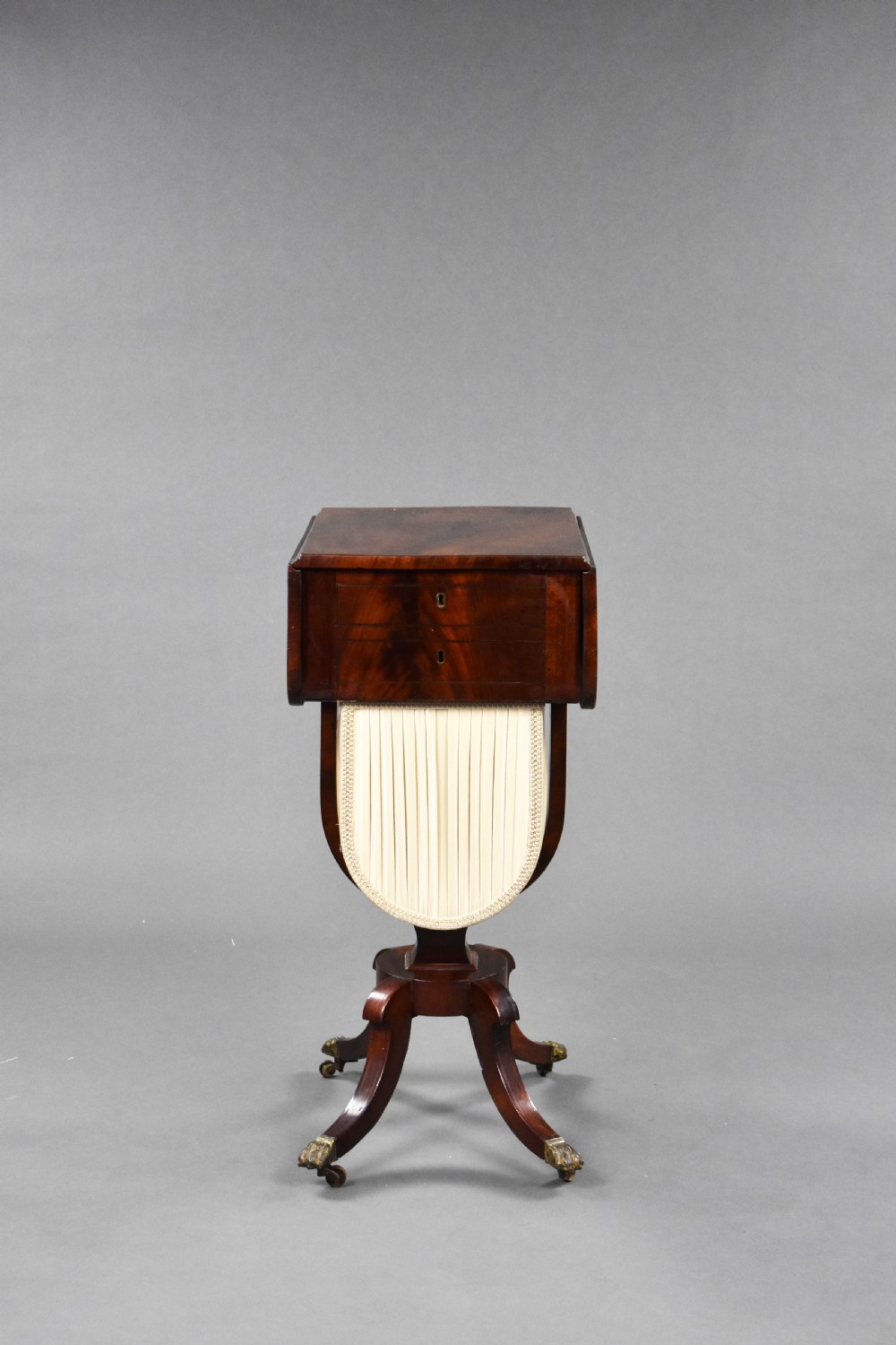 Regency Mahogany Work Table View VII