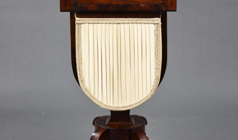 Regency Mahogany Work Table View IX