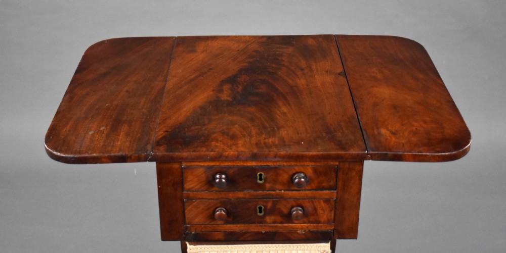 Regency Mahogany Work Table View XI