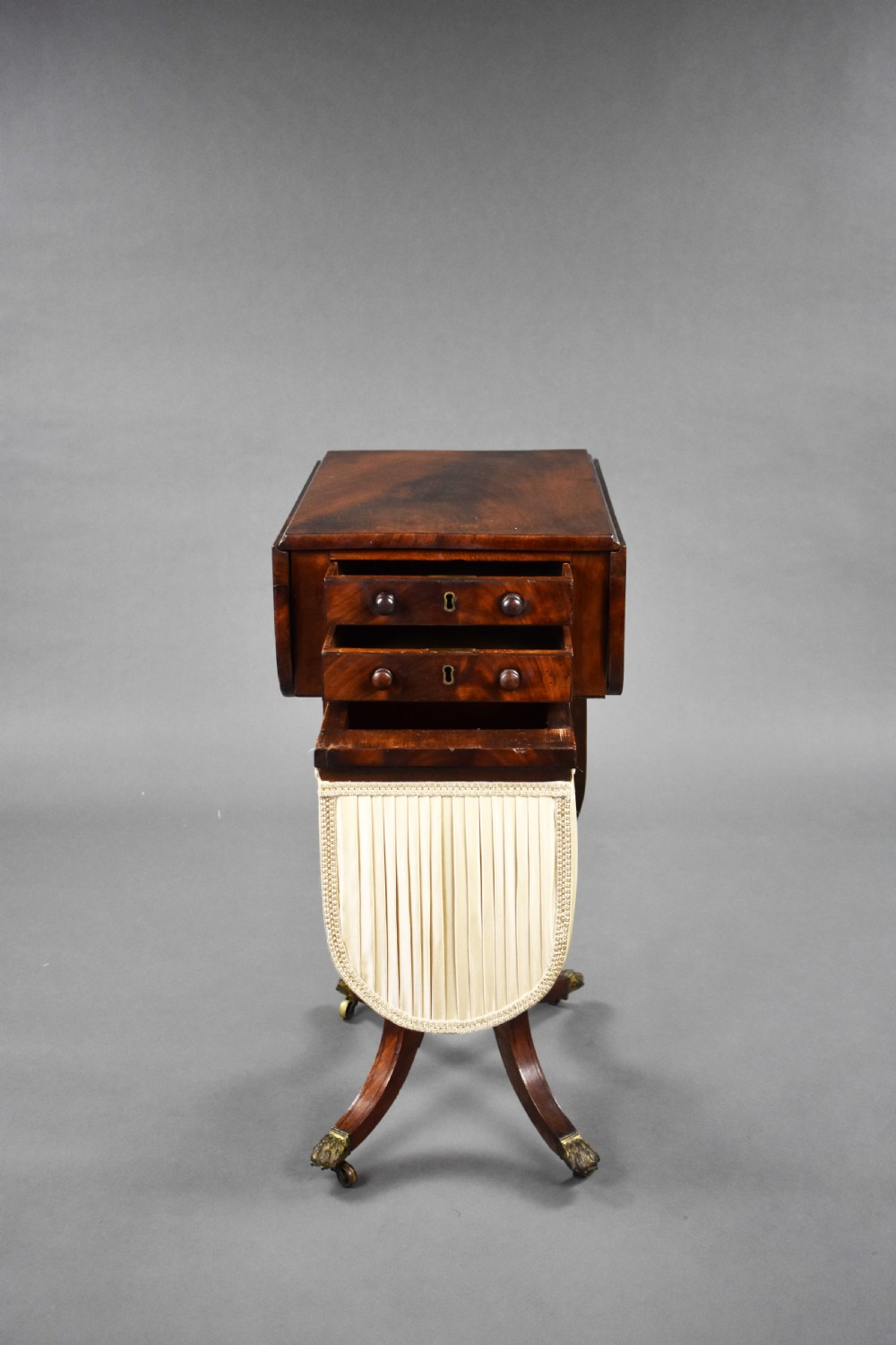 Regency Mahogany Work Table View XII