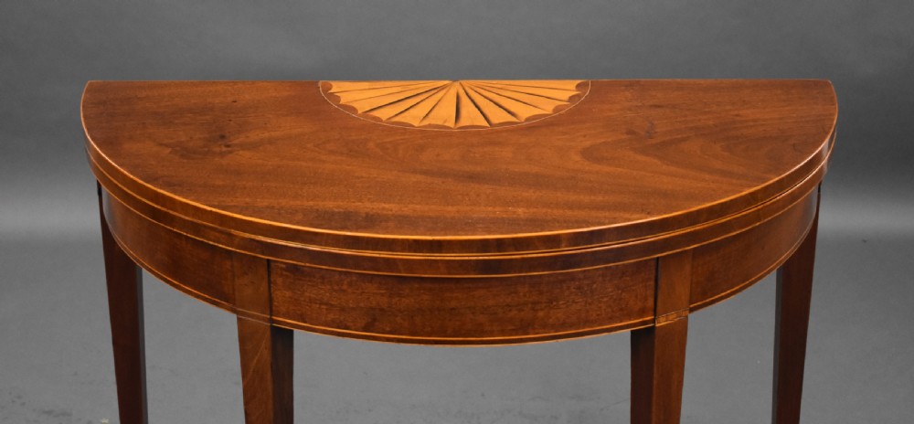 George III Mahogany Tea Table View IV