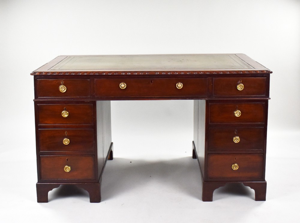 Victorian Mahogany Partners Desk