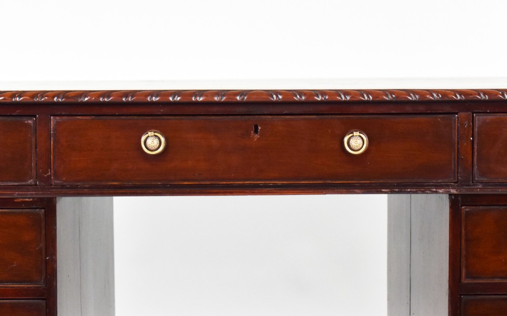 Victorian Mahogany Partners Desk View III