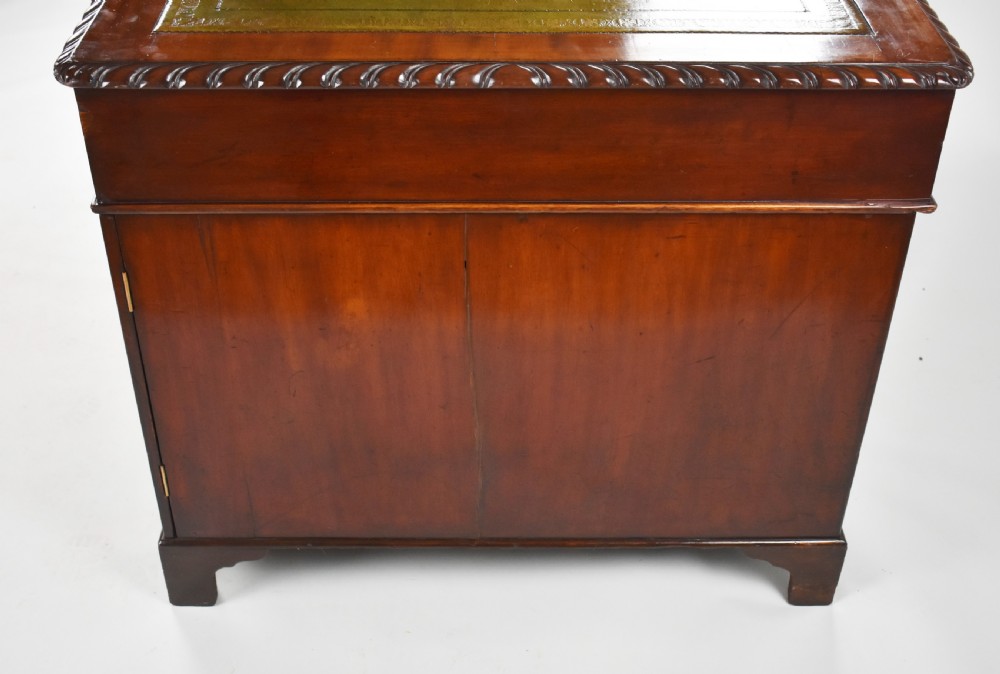Victorian Mahogany Partners Desk View V