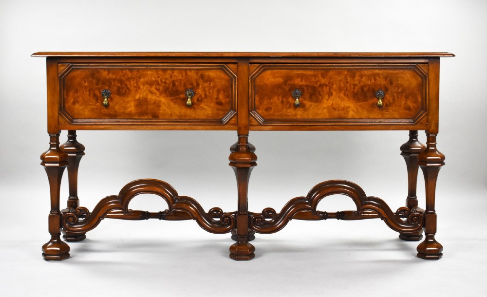 Antique William & Mary Style Walnut Dresser Base View II