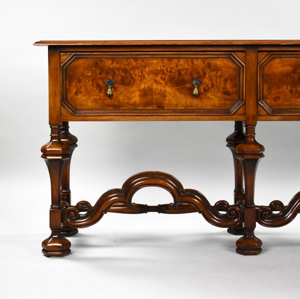 Antique William & Mary Style Walnut Dresser Base View VI