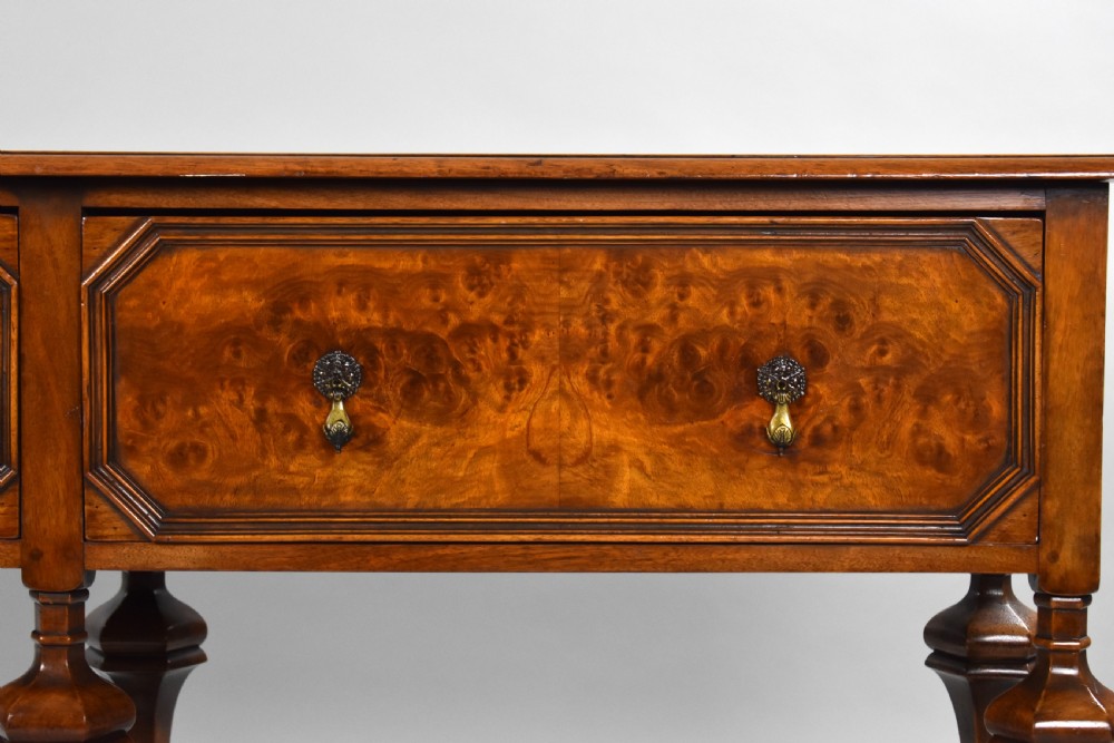 Antique William & Mary Style Walnut Dresser Base View X