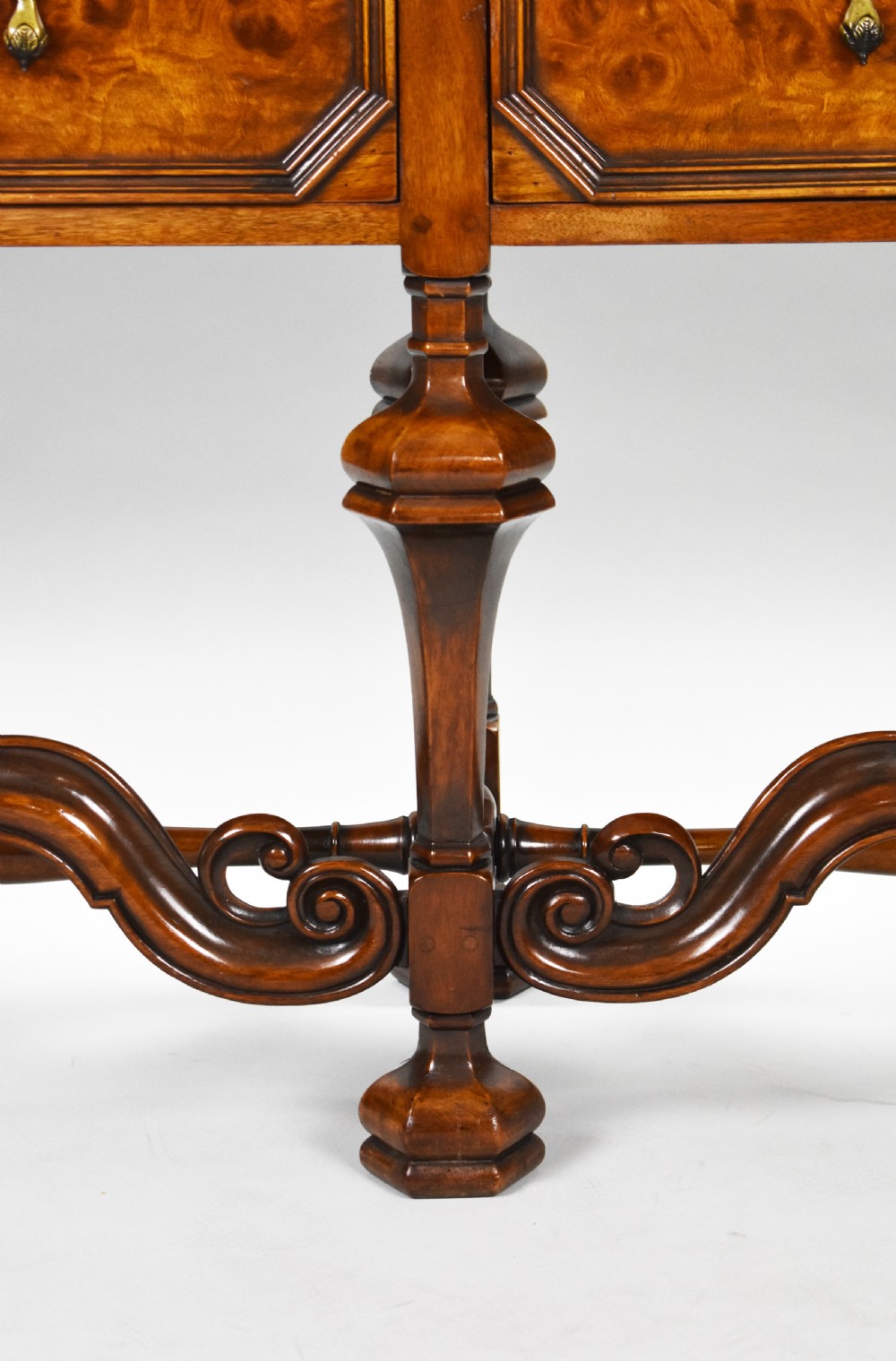 Antique William & Mary Style Walnut Dresser Base View XII