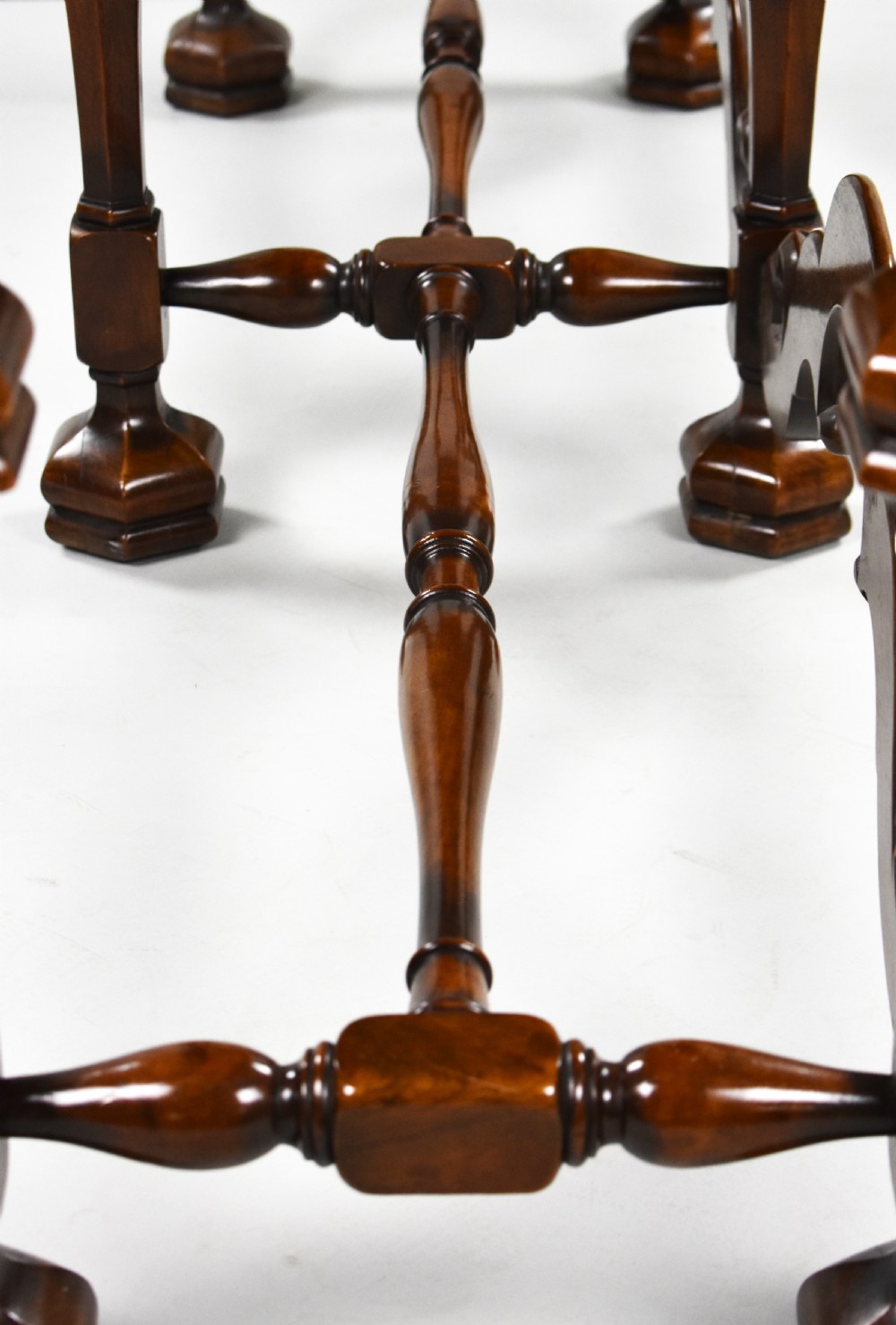 Antique William & Mary Style Walnut Dresser Base View XIV