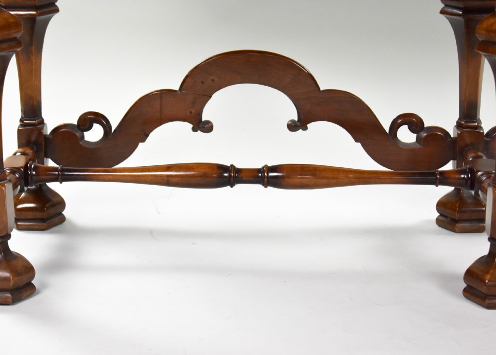Antique William & Mary Style Walnut Dresser Base View XVI