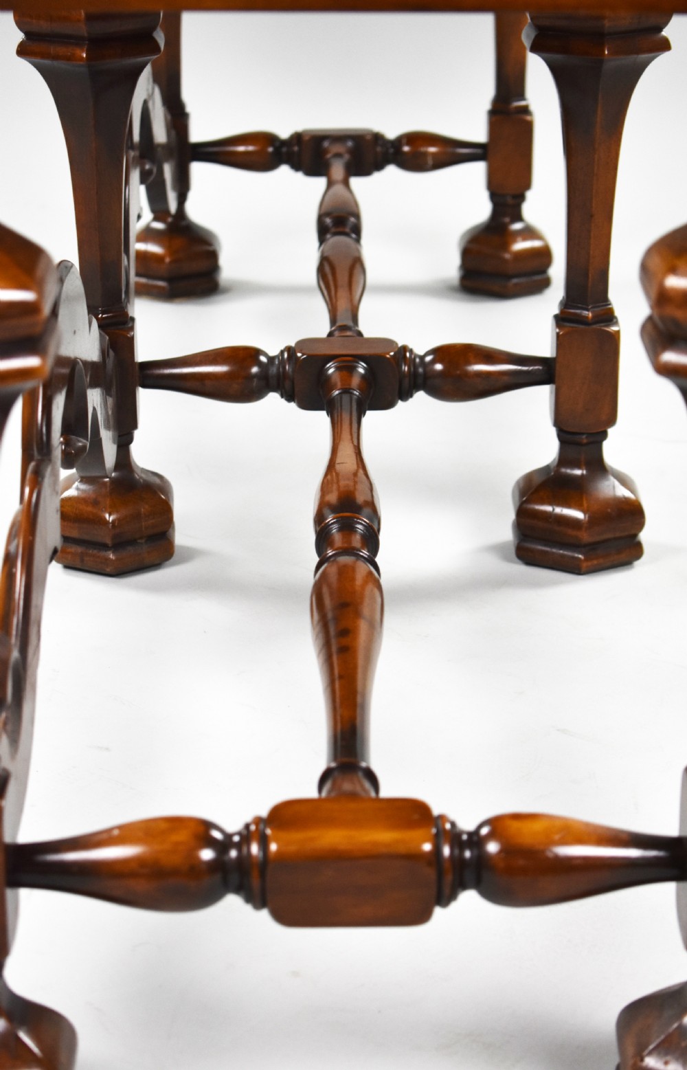 Antique William & Mary Style Walnut Dresser Base View XIX