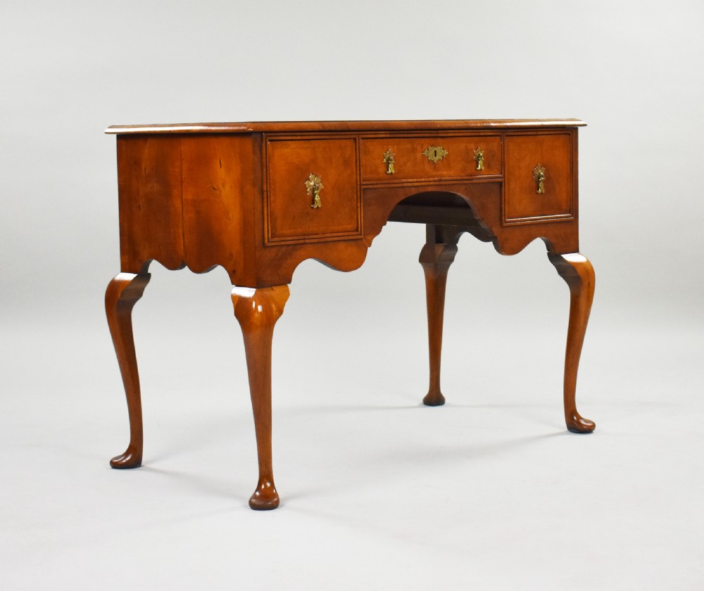 Antique Queen Anne Revival Walnut Lowboy