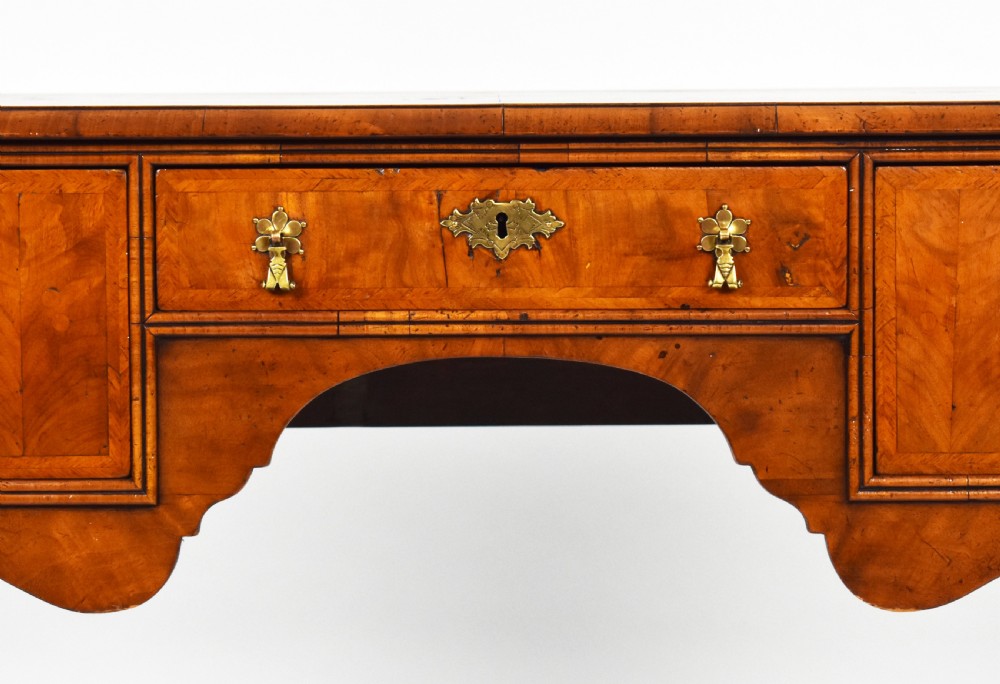 Antique Queen Anne Revival Walnut Lowboy View IX