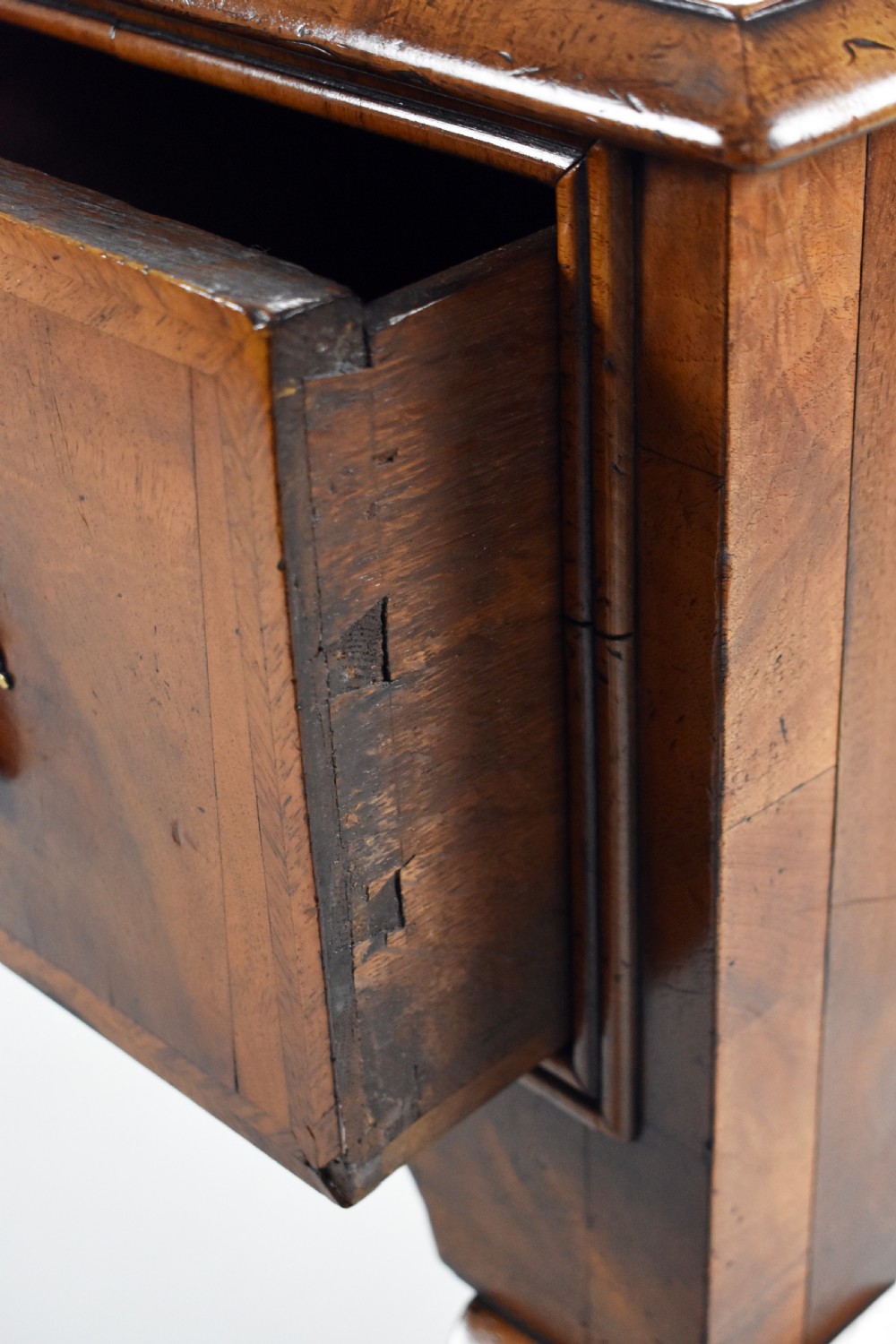 Antique Queen Anne Revival Walnut Lowboy View XV