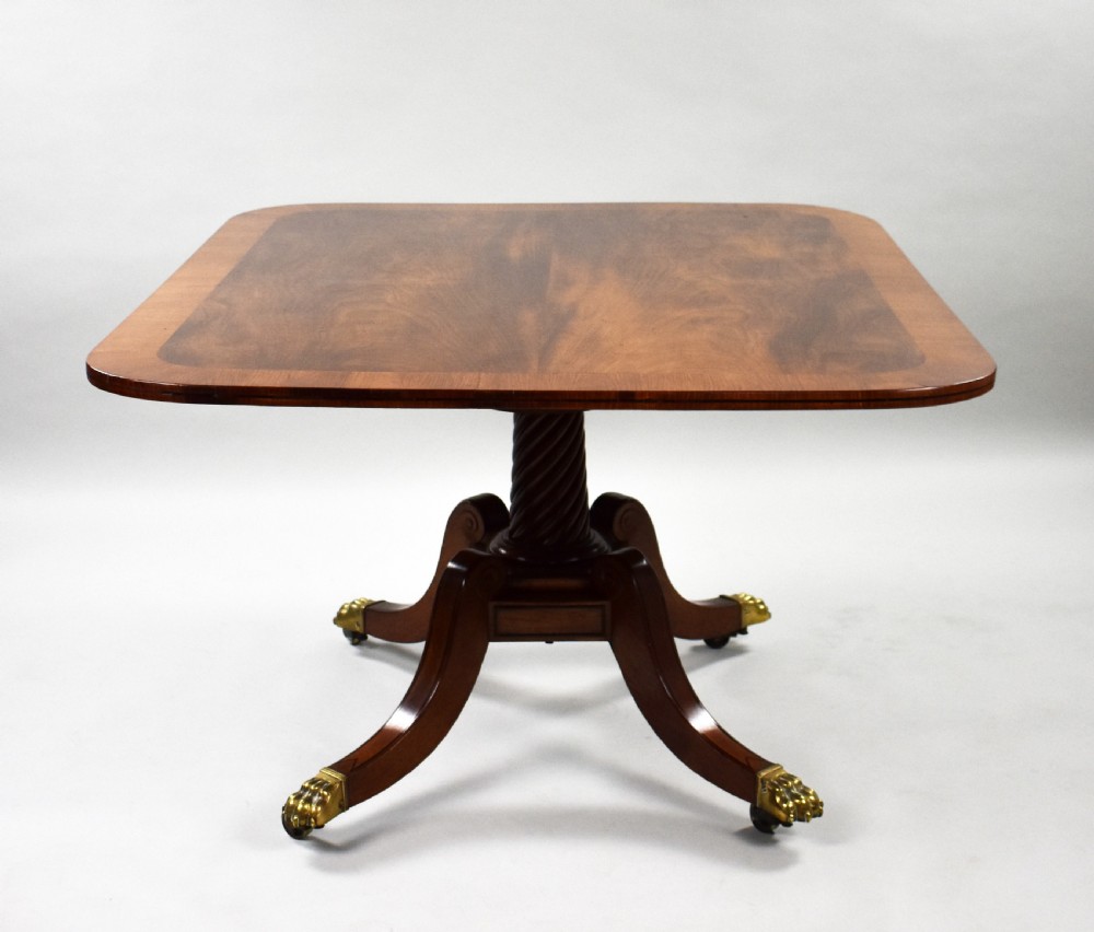 Regency Mahogany Breakfast Table View II