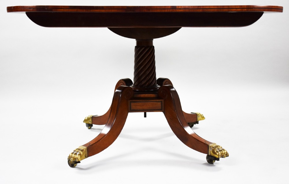 Regency Mahogany Breakfast Table View III