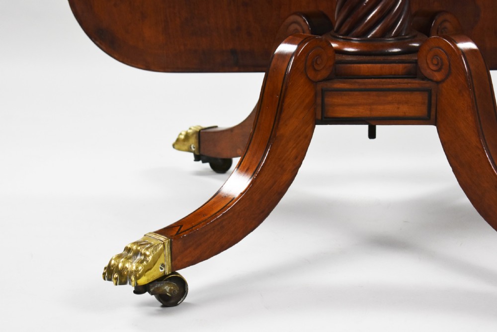 Regency Mahogany Breakfast Table View VI