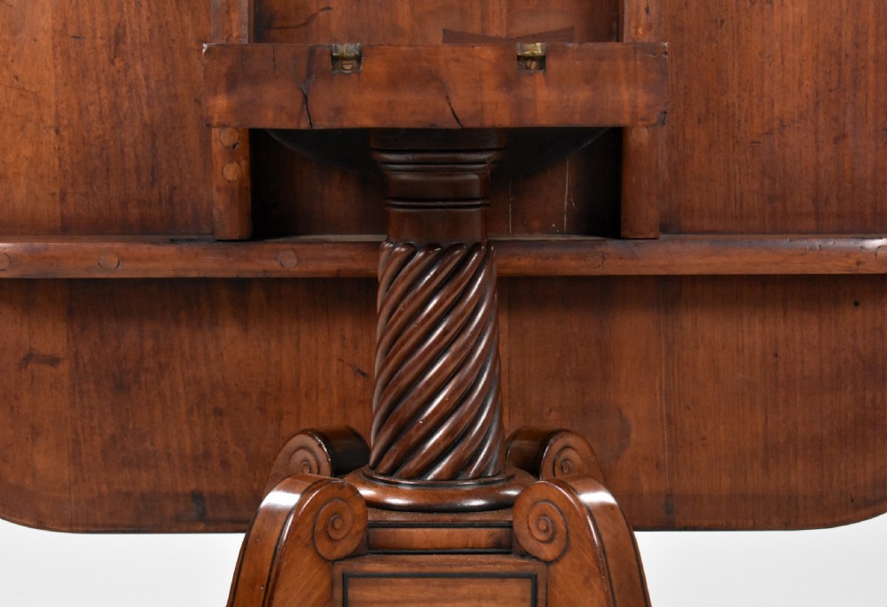 Regency Mahogany Breakfast Table View VII