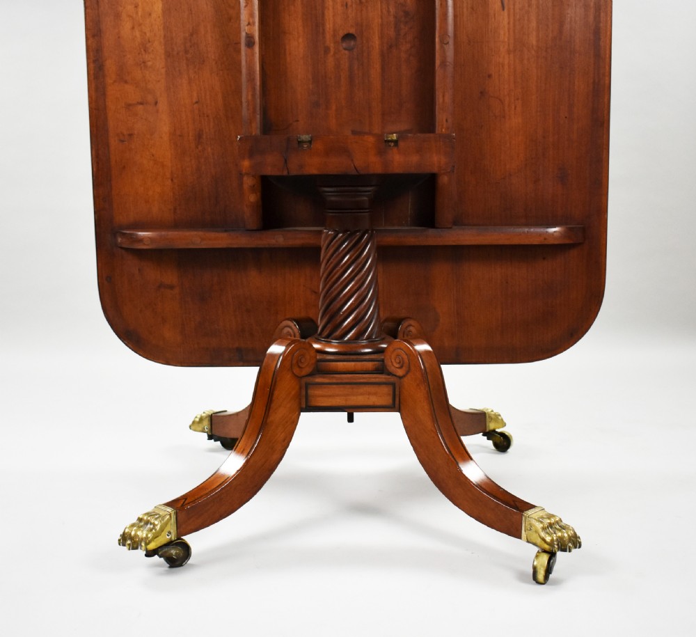 Regency Mahogany Breakfast Table View VIII