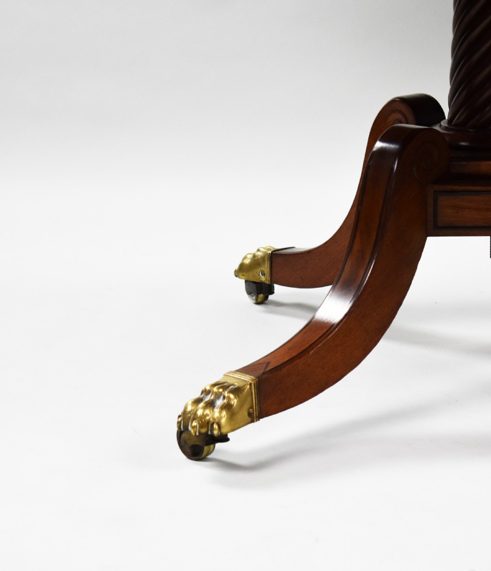 Regency Mahogany Breakfast Table View XI