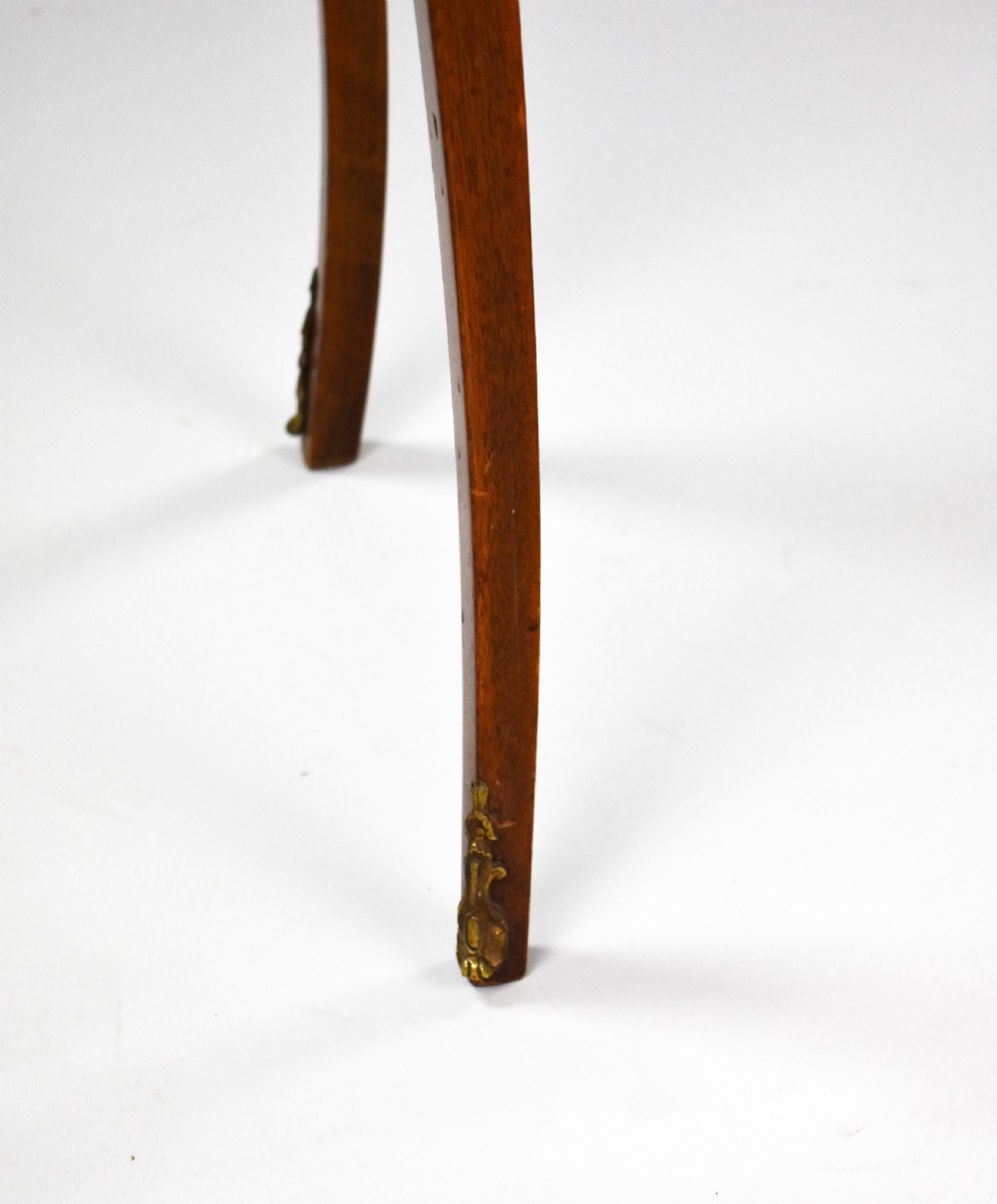 19th Century Mahogany Bijouterie Table View X