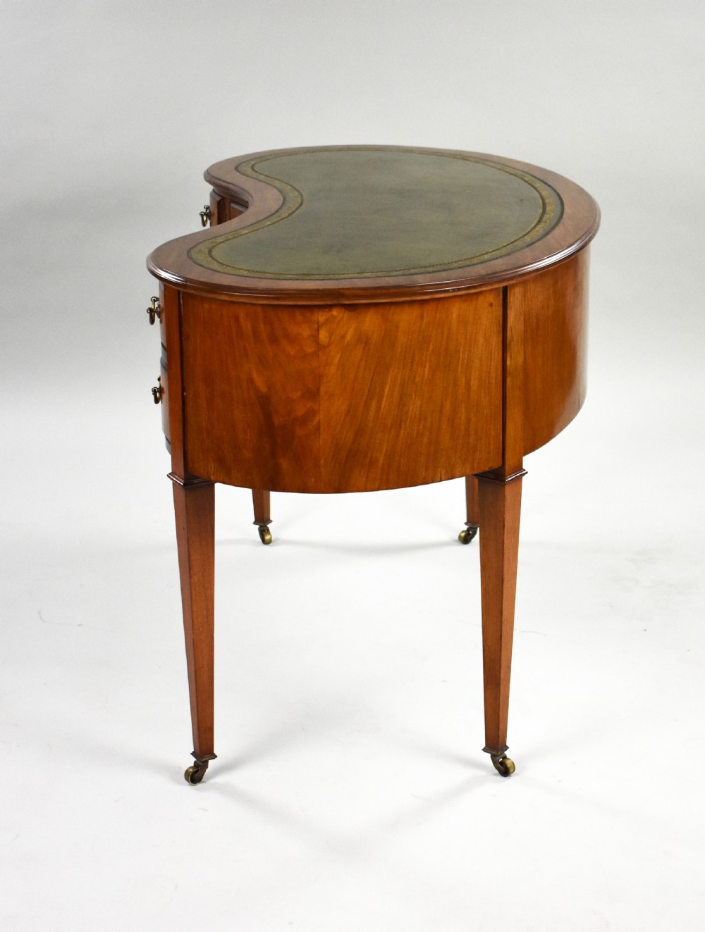 Edwardian Mahogany Kidney Shaped Desk View VIII