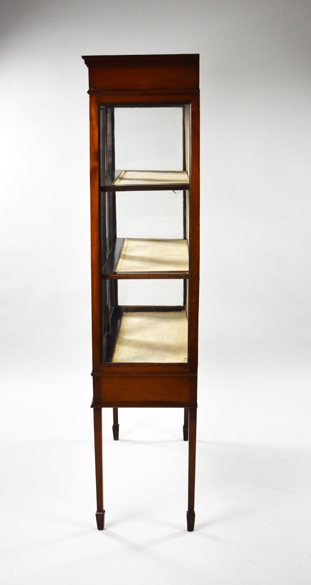 Edwardian Mahogany Inlaid Display Cabinet View III