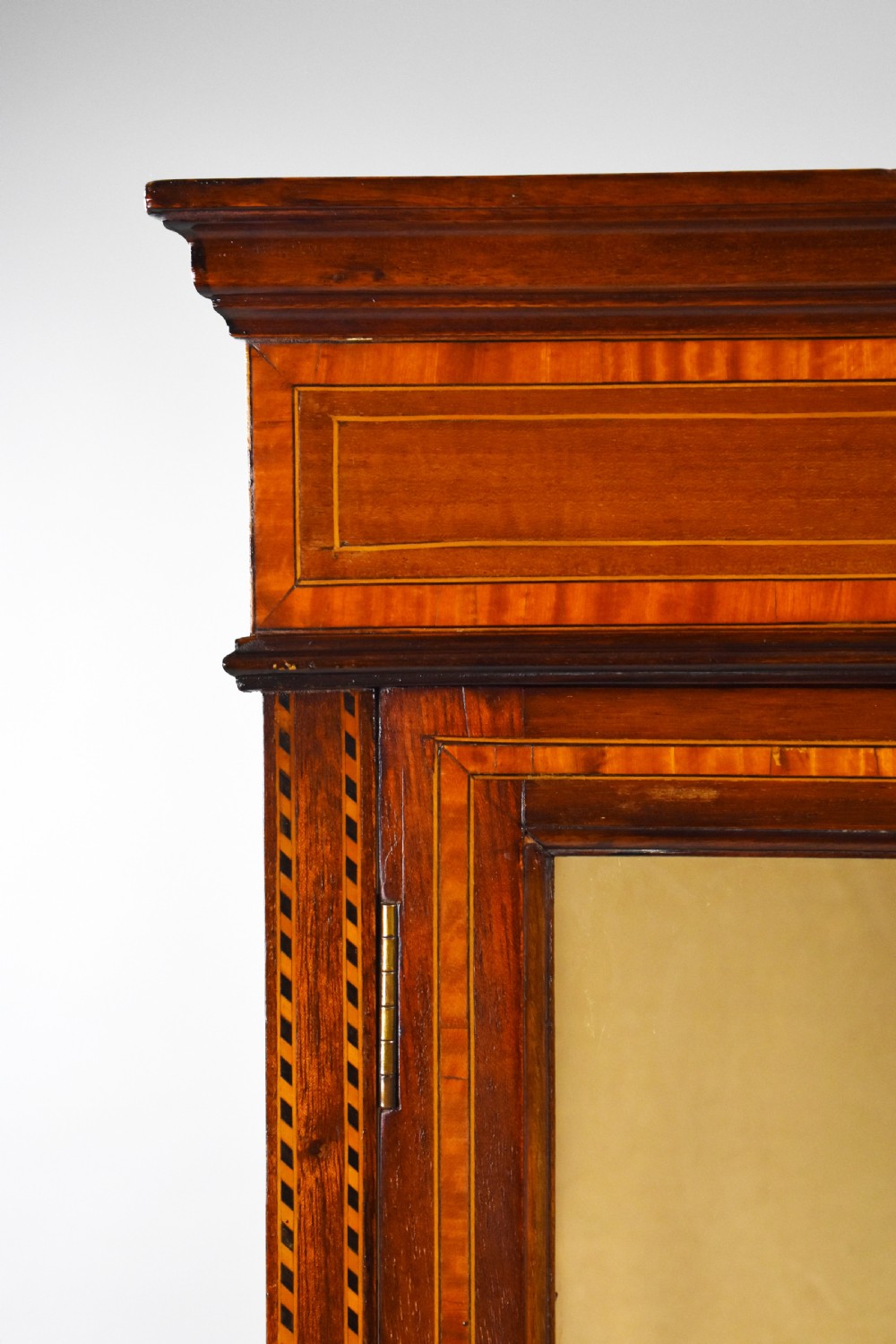 Edwardian Mahogany Inlaid Display Cabinet View VII