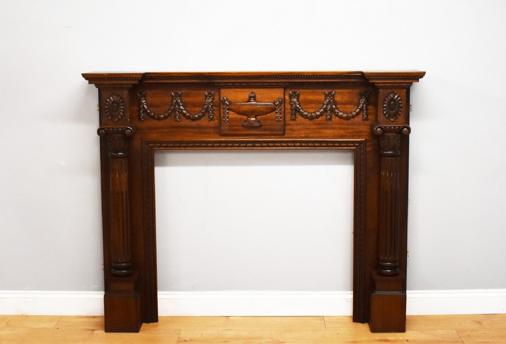 1930s Mahogany Fire Surround