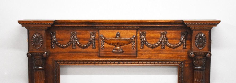1930s Mahogany Fire Surround View II