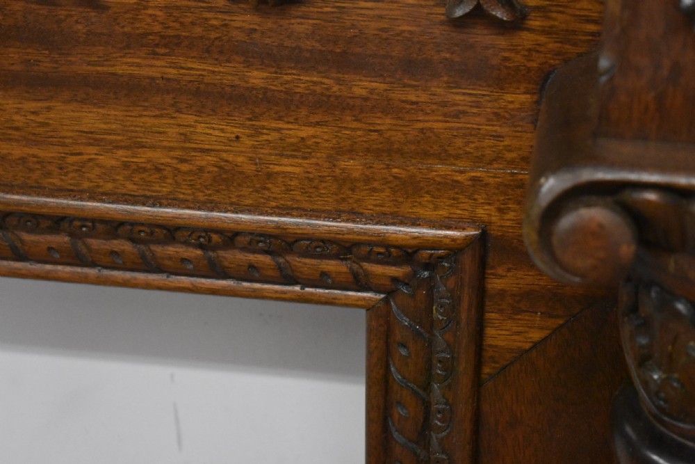 1930s Mahogany Fire Surround View XI