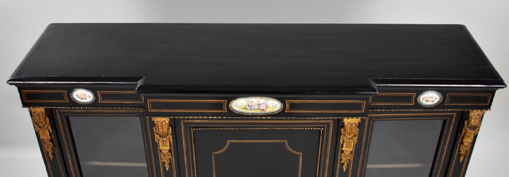Victorian Ebonised Credenza View V