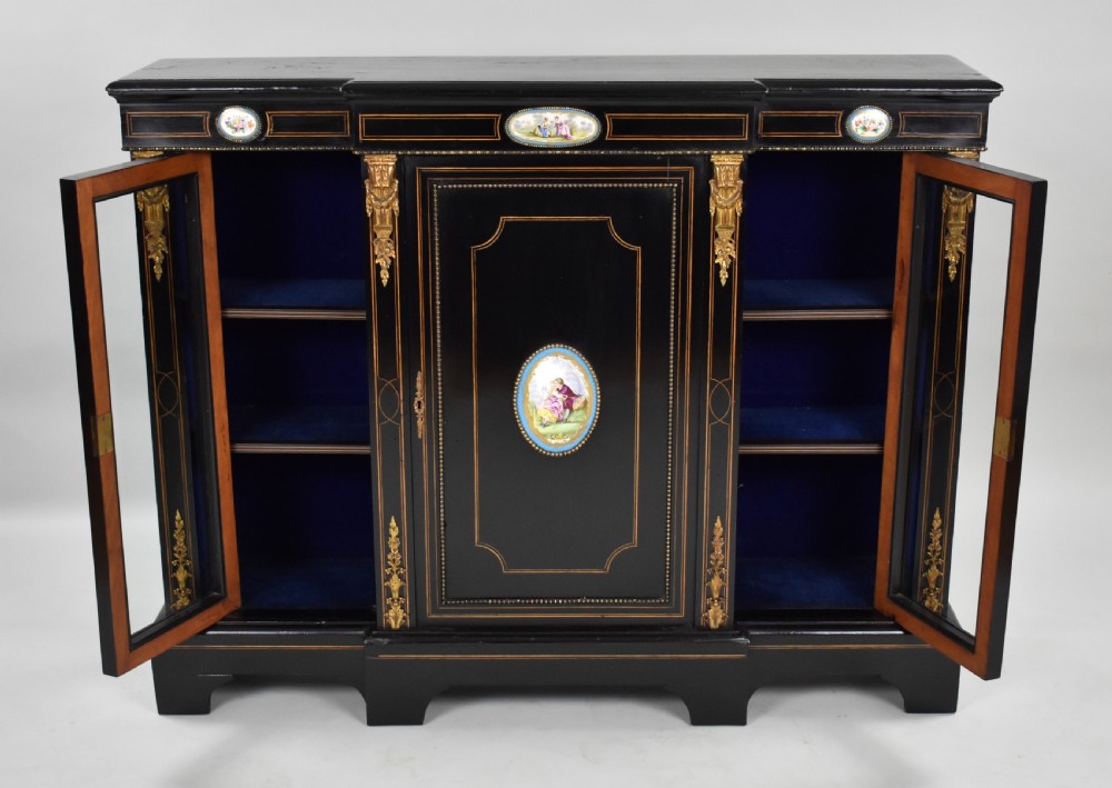 Victorian Ebonised Credenza View VIII